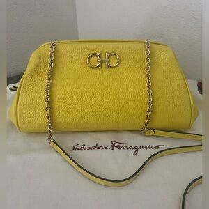 Ferragamo Gancini Clutch